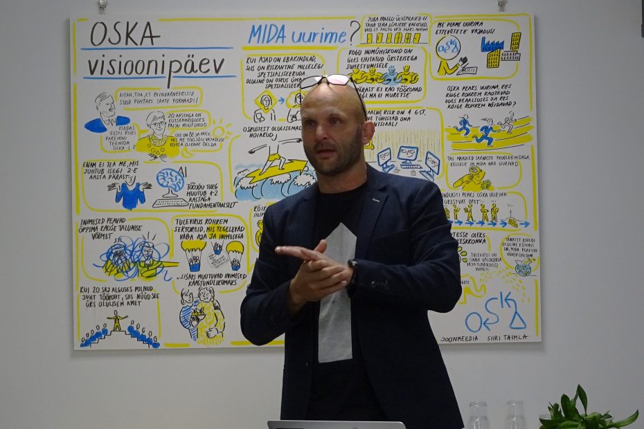 Majandusekspert Ott Pärna rääkis OSKA visioonipäeval tööturu tulevikutrendidest.