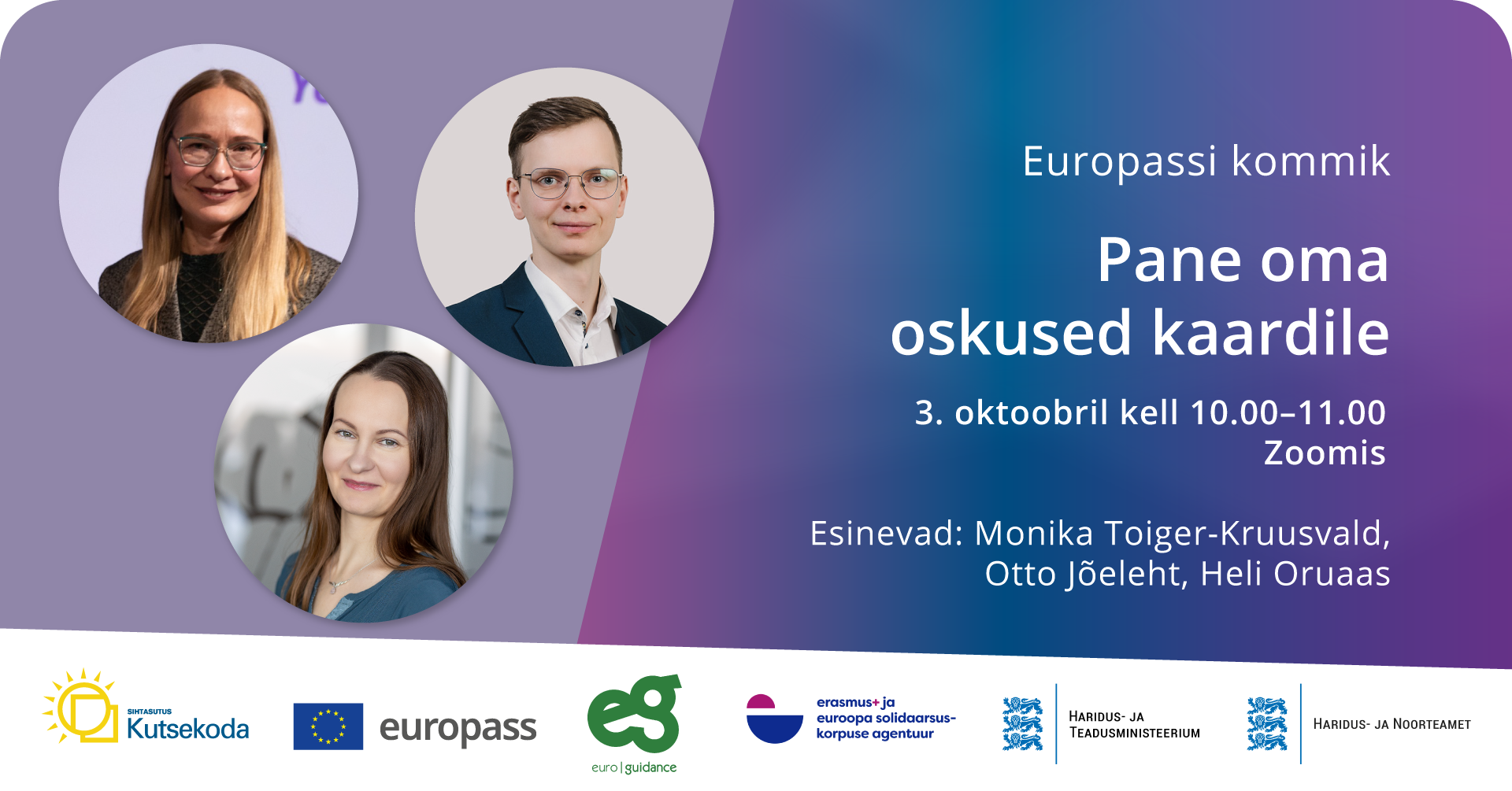 Europassi kommik "Pane oma oskused kaardile"