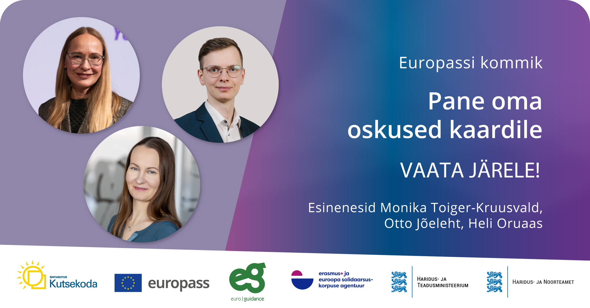 Europassi kommik Pane om oskused kaardile